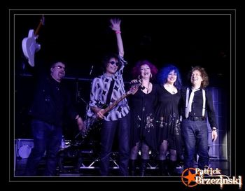 BC with Tish & Snooky Butlin's Great Rock & Blues Festival, Skegness, UK.
