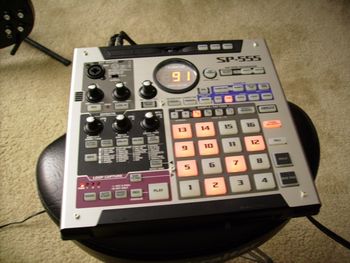 the roland sp-555 sampler rocks
