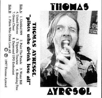 Pilots... cassette jacket 1997 album released on cassette 1997 - OUT OF PRINT
