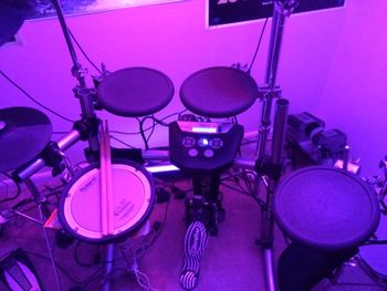 The trusty Roland V-kit has been a studio workhorse for 14 years now! (2020)
