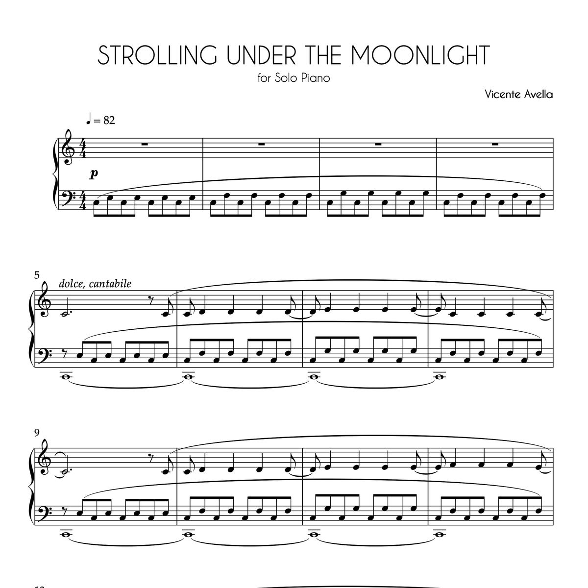 Strolling Under the Moonlight
