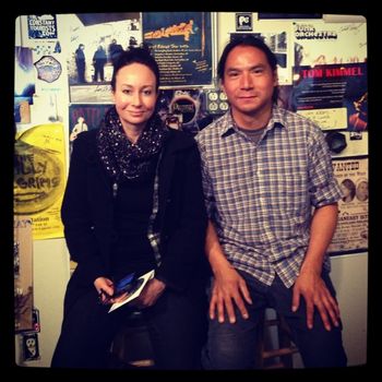 KRFC - March 2013 Mikaela Dewar and I at the KRFC studios in Ft. Collins, CO.
