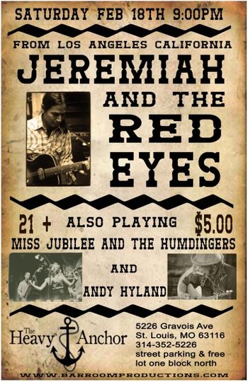STLHA Poster for St. Louis show - February, 2012
