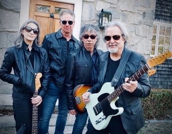The Joe Bouchard Band 2024 - Joan Levy Hepburn, Mickey Curry, Bobby MacDougall, Joe Bouchard.  Photo credit Amy Etra Photography
