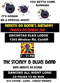 THE STONEY B BLUES BAND with Annette Da Bomb