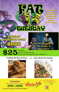 STONEY B BLUES BAND 6PM TO 9PM