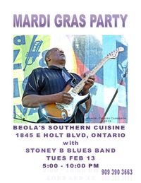 MARDI GRAS with STONEY B BLUES