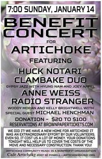 Artichoke Benefit