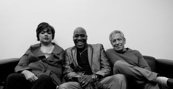 After the show Capital Jazz Fest 6/7/13 photo Doug Seymore with Will and Rich

