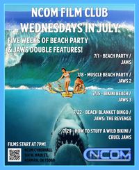 NCom Film Club: Bikini Beach / Jaws 3