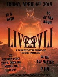 AXEMASTER supporting Live Evil