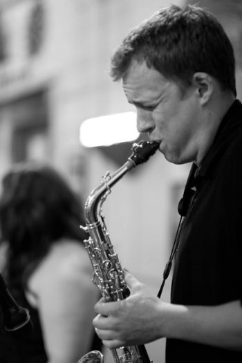 Sexy sax man blow your horn.
