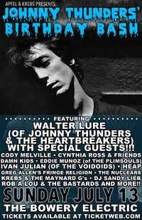 Johnny Thunders Birthday Bash