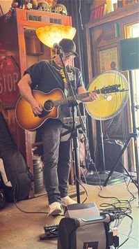 Brad Wagner at Leaf and Bean in the Strip 