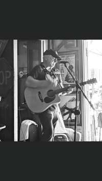 Brad Wagner at Leaf and Bean in the Strip 