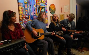 House concert, Purmerend, November 11th. Photo Anja Rijnsburger.
