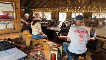 Luckenbach Dancehall, Luckenbach, Texas, May 5th. Photo by Walt Wilkins.
