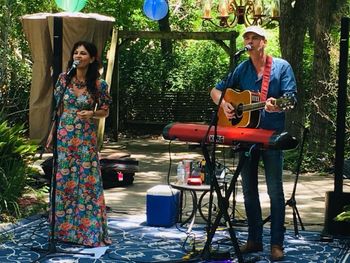 Backyard at Gruene, April 28th. Photo 1 by Monte Baxter.
