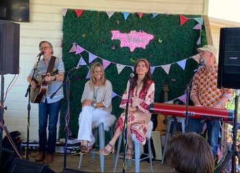 Texas Heritage Vineyards, Fredericksburg. With Tina Wilkins & Bill Small. May 10. Photo by Paul Lowery.
