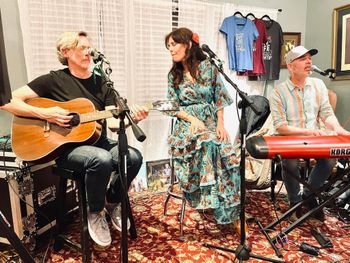 Backyard at Gruene, New Braunfels Texas, May 5. Photo Monte Baxter.
