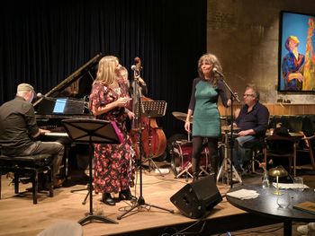 With Tina Wilkins & The Bart de Win Trio. Fifth NRE, Eindhoven, November 8th. Photo Nicolette Verhoeven.
