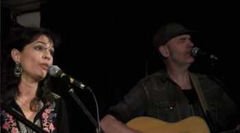 Podium Peter & Leni, Steendam. March 16. Video still 2 by Bert Salomons.
