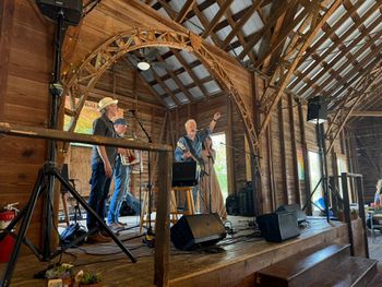 Blanco River Songwriter Festival, Fischer Dancehall, Texas. Sam Baker's set. April 25. Photo by Gwynn Beeler.
