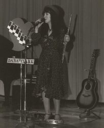 Another gig, another hat. I know what song I was singing...the one about a love triangle between a tailor and a milkmaid and the milkmaid's cow.
