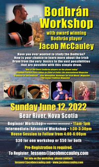 Bodhrán Workshop in Bear River