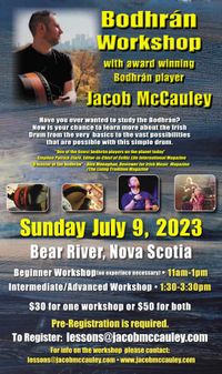 Bodhrán Workshop in Bear River