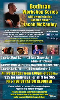 Online Workshop Series #24: My Favourite Grooves Part 2 