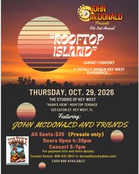 Rooftop Island- A Rooftop Sunset Concert- "John McDonald and Friends "