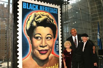 Stamp Ceremony in NYC with Blossom and Phoebe Jacobs A very proud moment for me and our family.
