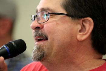 Bob at Chaifetz Arena photo by Brian DeLoche
