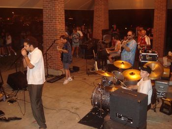 BD BBQ at Blanchette Travis Hesskamp on drums
