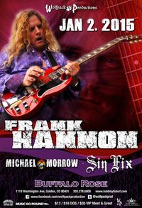 Frank Hannon w/Sin Fix & Michael Morrow