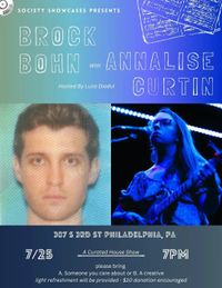 Society Showcases Presents Brock Bohn and Annalise Curtin