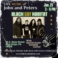 Black Cat Habitat Live in '25 at John and Peter's! With Special Guest: Annalise Curtin
