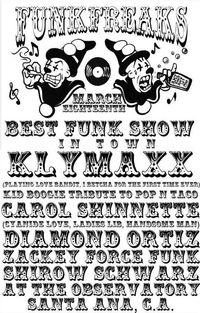 Funk Freaks With Special Guest KLYMAXX