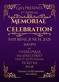 GH3 presents The 2nd Annual Memorial Celebration