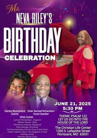 Ms. Neva Riley's Birthday Celebration