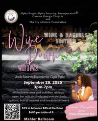 AKA Wine Down with a twist