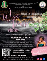 WINE DOWN with a twist (Wine and Barrels Edition)