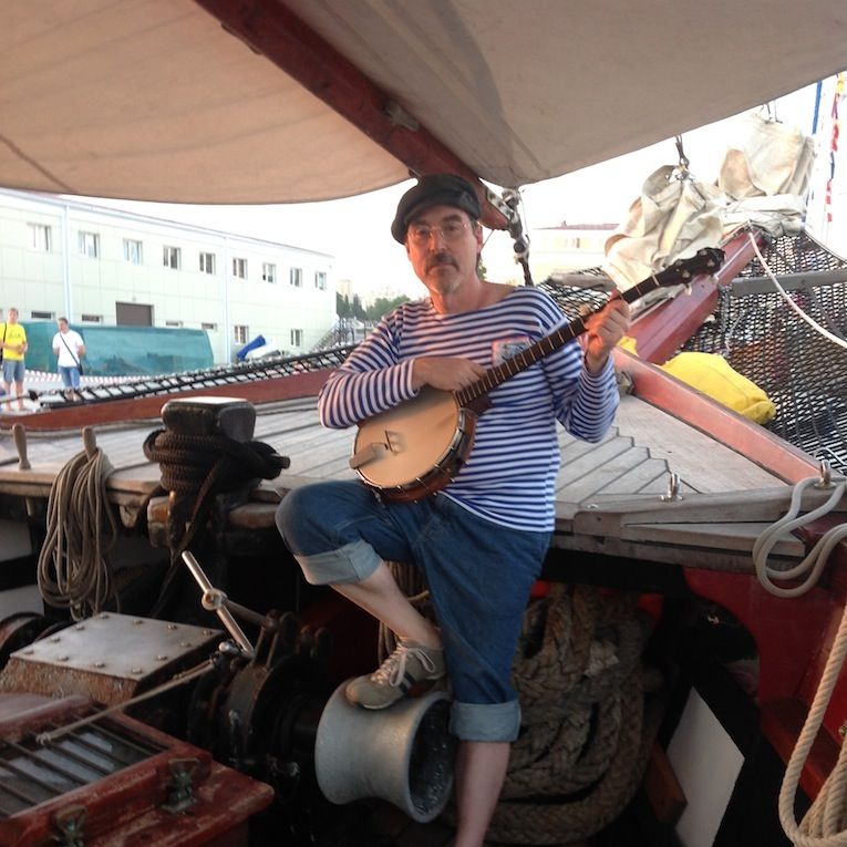 Robert Palomo aboard Atyla