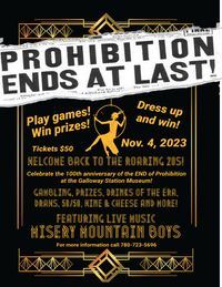 Galloway Station Museum - The Great Prohibition Party