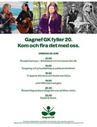 Gagnefs golfklubbs 20-årsjubileum