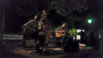 10458639_901100143286558_8205931595525682644_n Trio outside at Summit Coffee.
