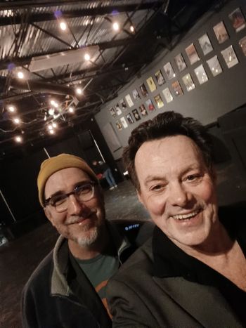 Mike with James Hunter

