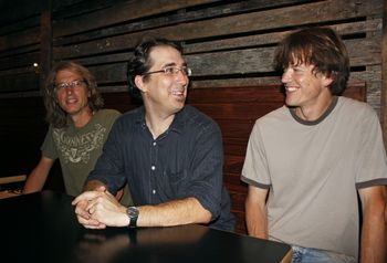 StraussTrio_Sept11_dcoston1 photo of the trio taken on break at the Pizza Peel by Daniel Coston.
