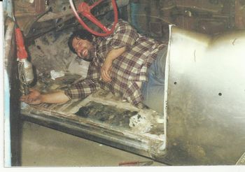 Franks_57_original_restoration_laying_down_on_the_job
